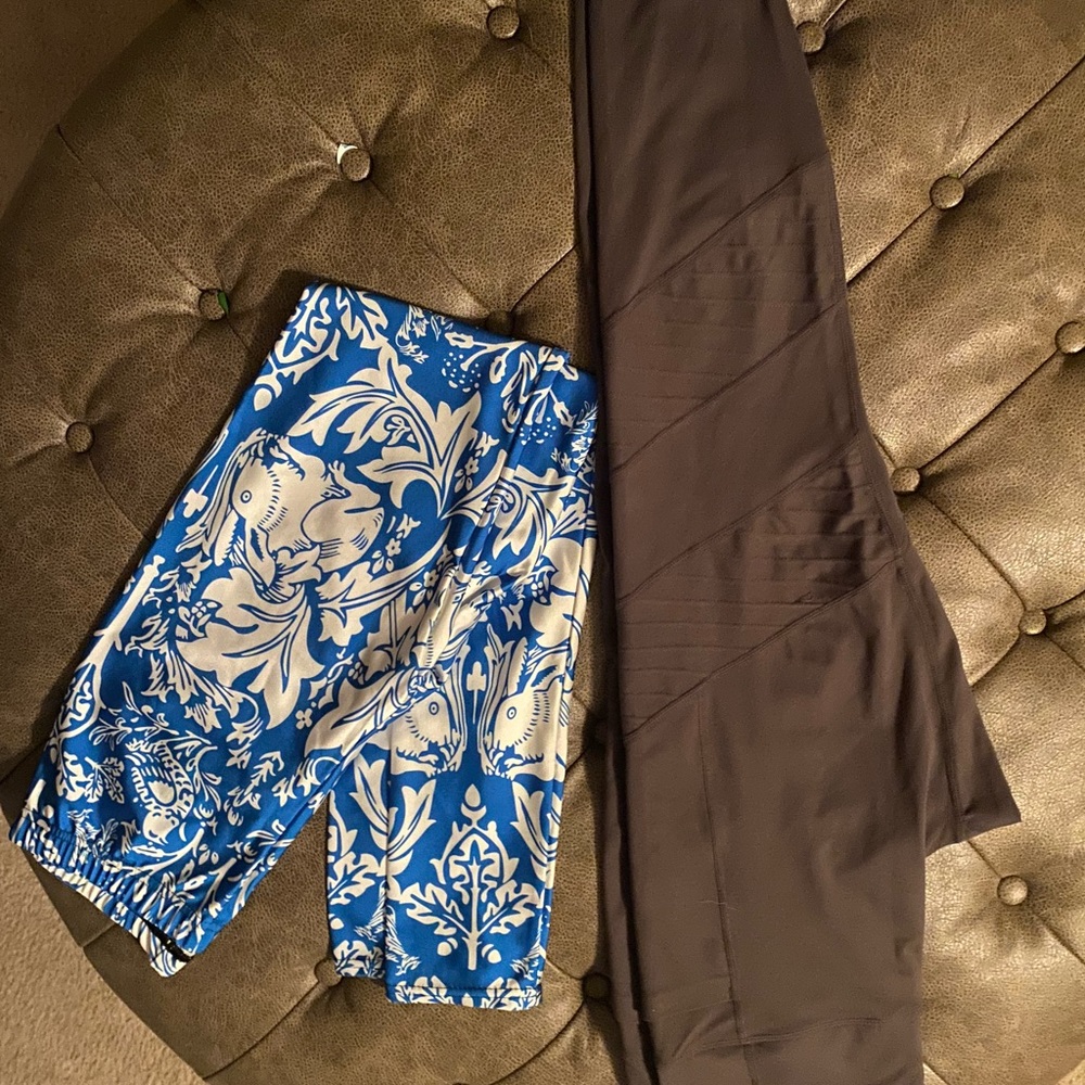 Alice in wonder land leggings and moto leggings